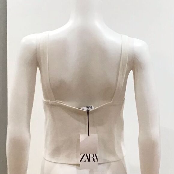 White Top, Zara, Size Medium - Picture 6 of 6